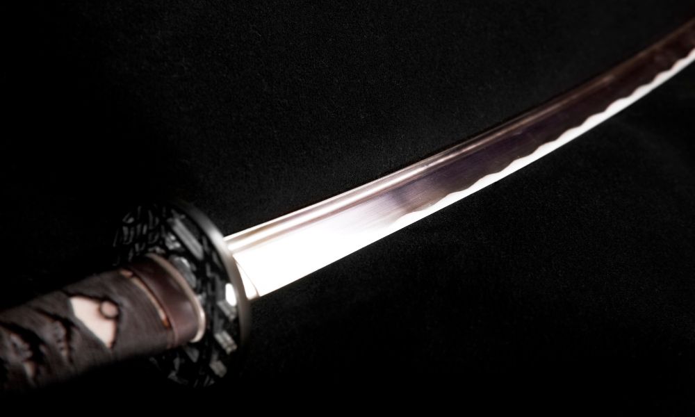 Parts of a katana sword10