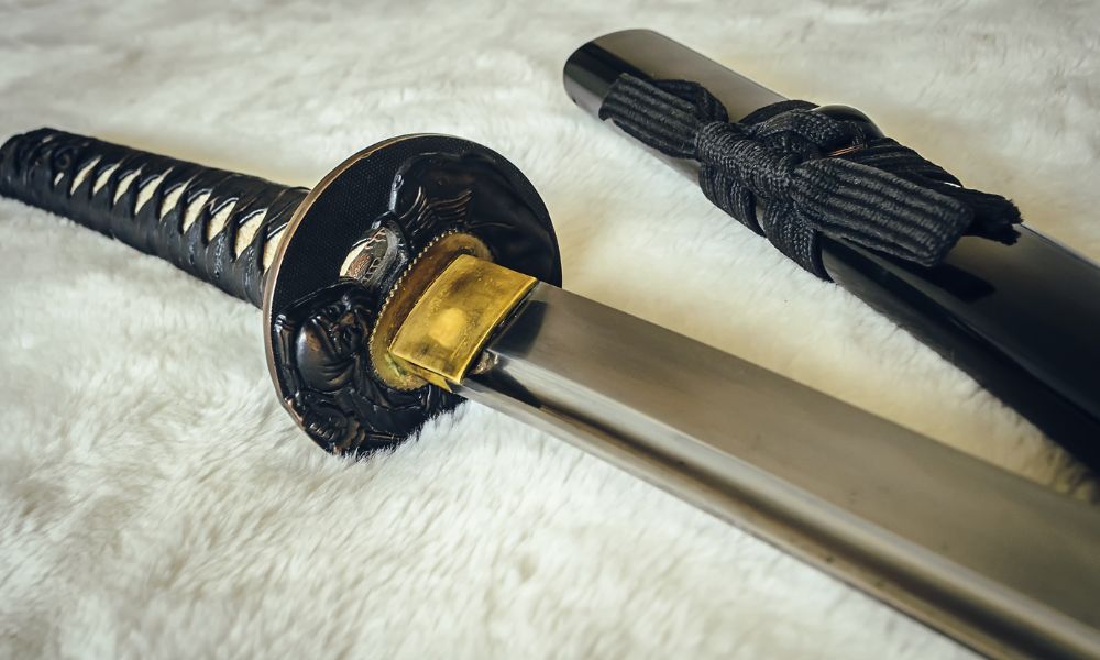 Parts of a katana sword5